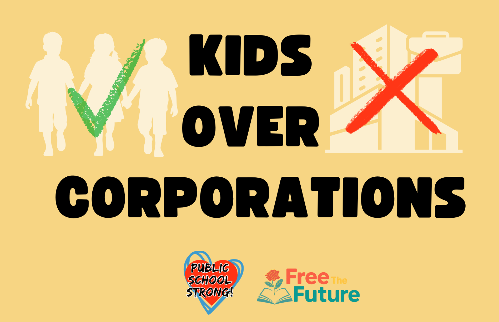 kids over corporations logo